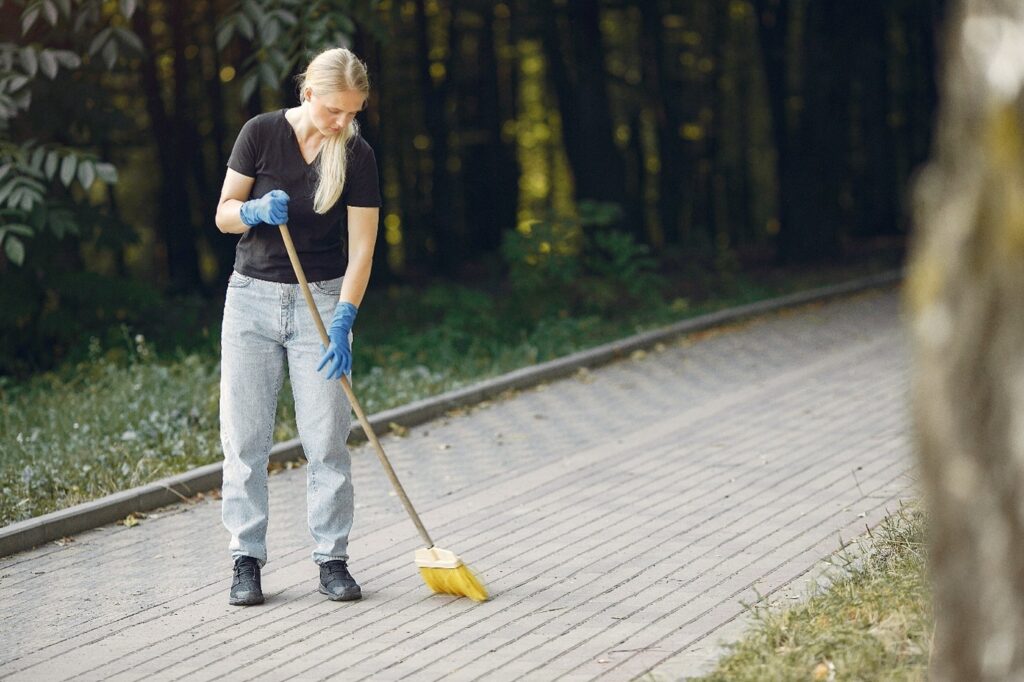 Patio Cleaning Tips That Keep Pavers from Getting Etched or Striped